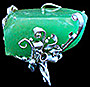 Chrysoprase and Sterling Ring