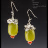 Serpentine Olive Earrings