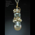 Tahitian Pearls and Fine Silver Pendant