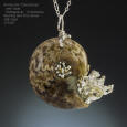 Ammonite and Sterling Pendant