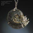 Ammonite and Sterling Pendant