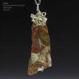 Agate and Sterling Pendant