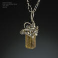 Topaz and Fine Silver Pendant